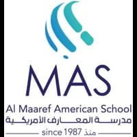 Al Maaref American School logo