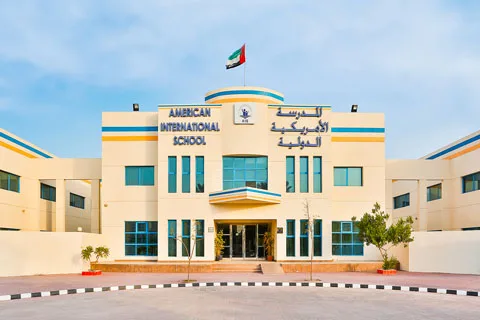 American International School campus in Al Qusais 1, Dubai