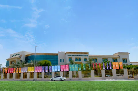 The School of Research Science (US High School) campus in Al Warqa 4, Dubai